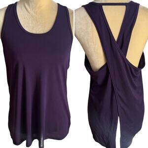 Athleta Essence Crisscross Top Fitness Shirt Size Small